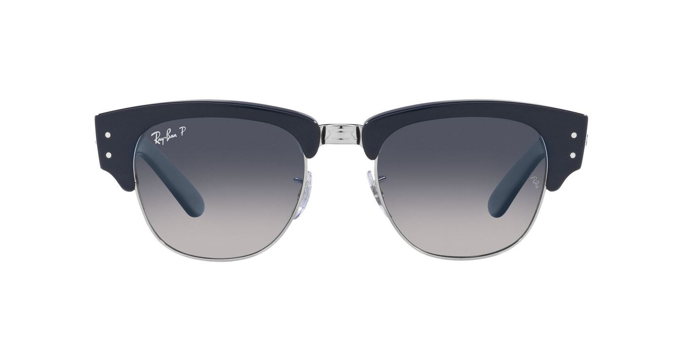 Ray-Ban Mega Clubmaster RB0316 Blu On Silver/Blue Polarised Gradient #colour_blu-on-silver-blue-polarised-gradient