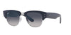 Ray-Ban Mega Clubmaster RB0316 Blu On Silver/Blue Polarised Gradient #colour_blu-on-silver-blue-polarised-gradient