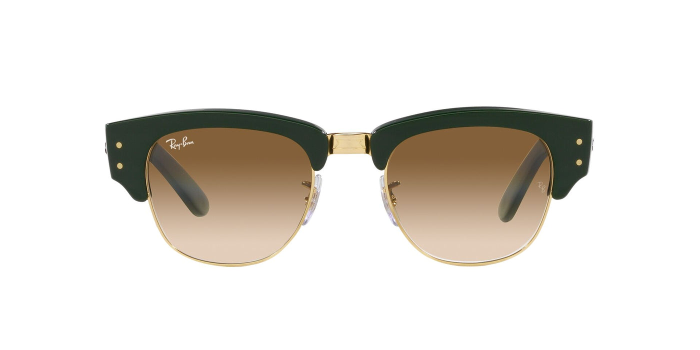Ray-Ban Mega Clubmaster RB0316 Green On Arista/Clear Brown Gradient #colour_green-on-arista-clear-brown-gradient