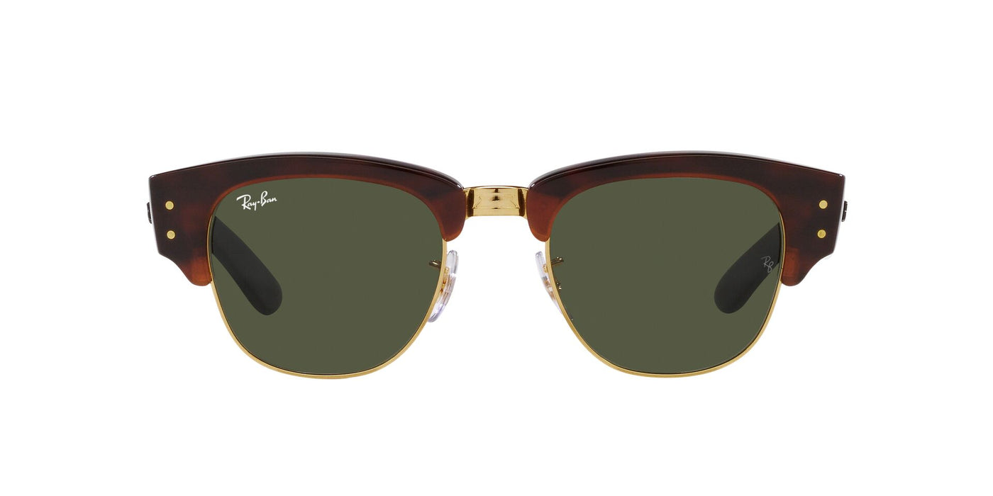 Ray-Ban Mega Clubmaster RB0316 Mock Tortoise On Arista/Green #colour_mock-tortoise-on-arista-green