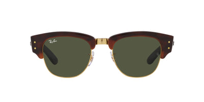 Ray-Ban Mega Clubmaster RB0316 Mock Tortoise On Arista/Green #colour_mock-tortoise-on-arista-green