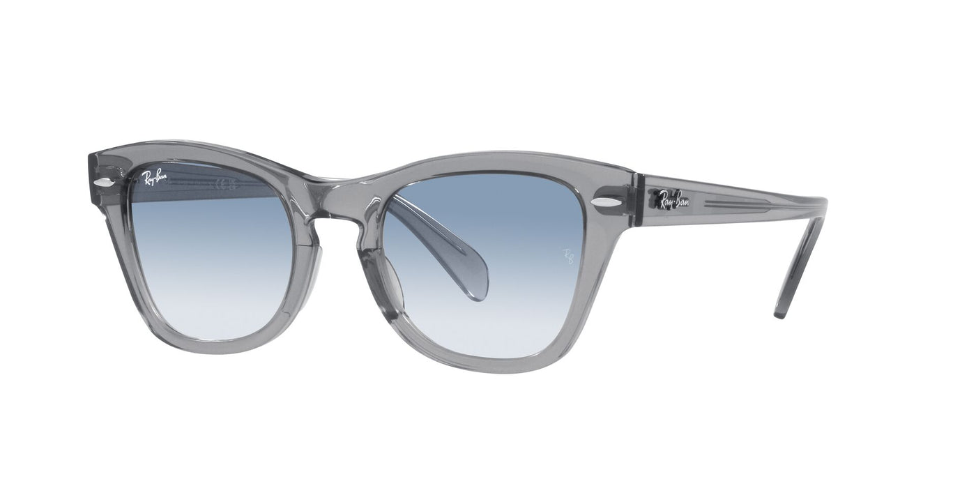 Ray-Ban RB0707S Transparent Grey/Clear Gradient Blue #colour_transparent-grey-clear-gradient-blue