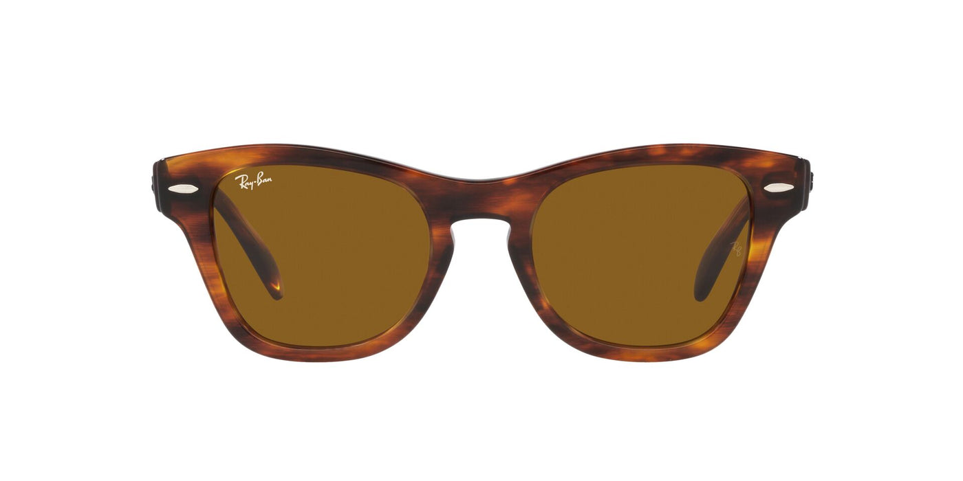 Ray-Ban RB0707S Striped Havana/Brown #colour_striped-havana-brown