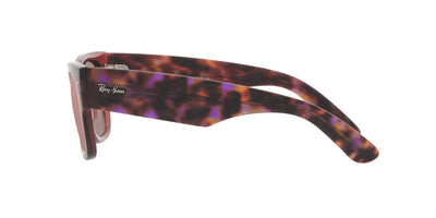 Ray-Ban Mega Wayfarer RB0840S Transparent Pink/Brown Mirror Dark Red #colour_transparent-pink-brown-mirror-dark-red