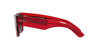 Ray-Ban Mega Wayfarer RB0840S Transparent Red/Dark Grey #colour_transparent-red-dark-grey