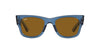 Ray-Ban Mega Wayfarer RB0840S Transparent Blue/Brown #colour_transparent-blue-brown