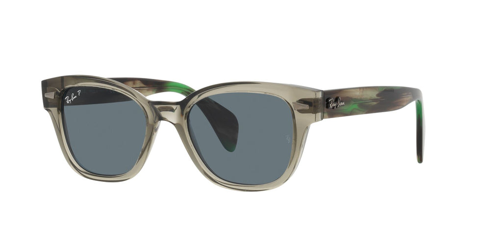 Ray-Ban RB0880S Transparent Green/Dark Blue Polarised #colour_transparent-green-dark-blue-polarised