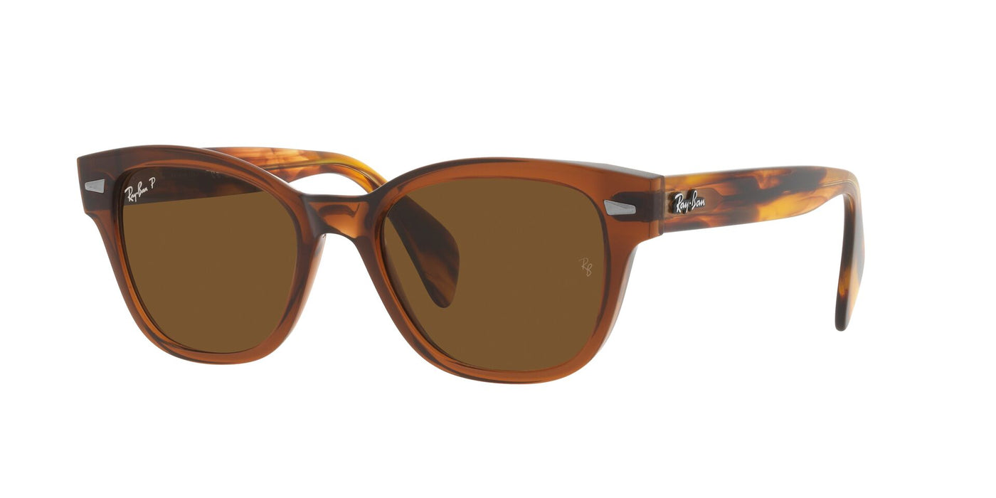 Ray-Ban RB0880S Transparent Brown/Brown Polarised #colour_transparent-brown-brown-polarised