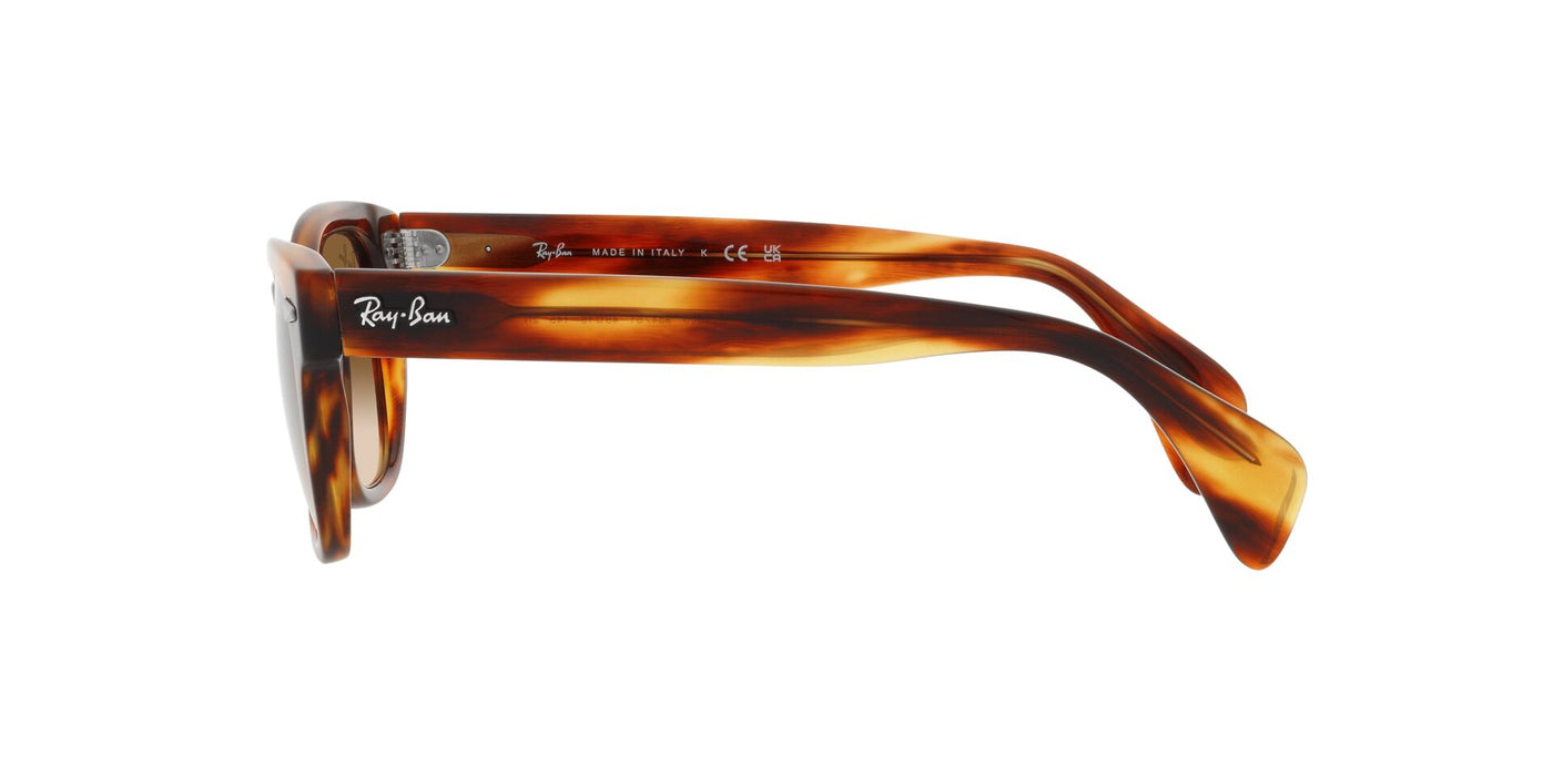 Ray-Ban RB0880S Striped Havana/Clear Gradient Brown #colour_striped-havana-clear-gradient-brown