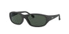 Ray-Ban Daddy-O RB2016 Rubber Black/Dark Green #colour_rubber-black-dark-green