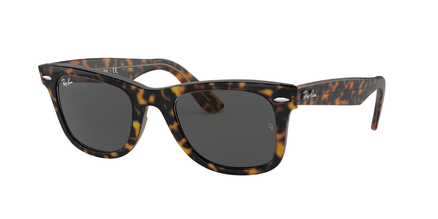 Ray-Ban Original Wayfarer RB2140 Havana On Transparent Brown/Dark Grey #colour_havana-on-transparent-brown-dark-grey