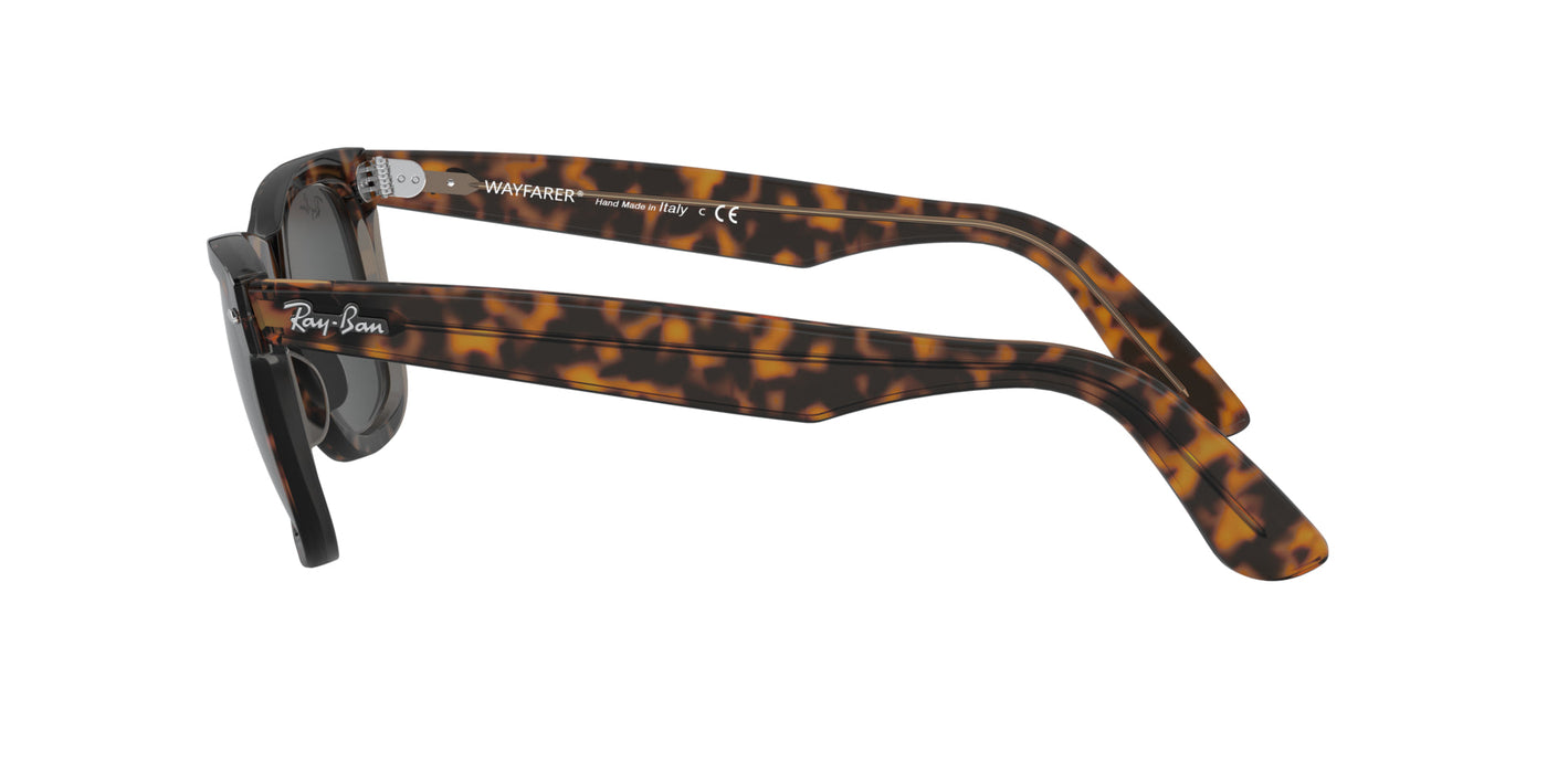 Ray-Ban Original Wayfarer RB2140 Havana On Transparent Brown/Dark Grey #colour_havana-on-transparent-brown-dark-grey