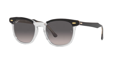 Ray-Ban Hawkeye RB2298 Black-Transparent/Grey Gradient Polarised #colour_black-transparent-grey-gradient-polarised