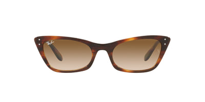 Ray-Ban Lady Burbank RB2299 Striped Havana/Clear Gradient Brown #colour_striped-havana-clear-gradient-brown