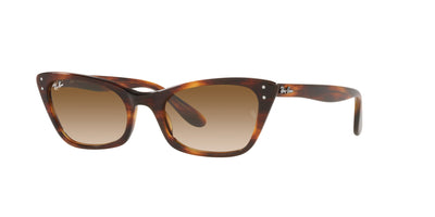 Ray-Ban Lady Burbank RB2299 Striped Havana/Clear Gradient Brown #colour_striped-havana-clear-gradient-brown