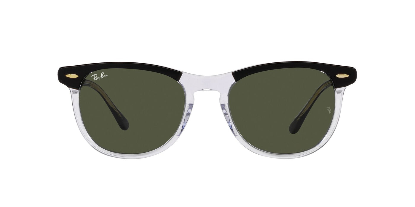 Ray-Ban Eagleeye RB2398 Black On Transparent/Green #colour_black-on-transparent-green