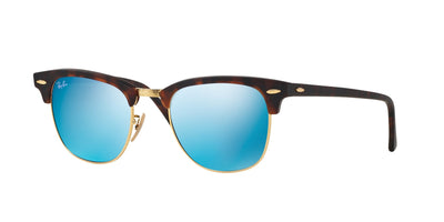 Ray-Ban Clubmaster RB3016 Gold-Blue #colour_gold-blue