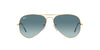 Ray-Ban Aviator RB3025 - Small Gold/Blue Grey Gradient #colour_gold-blue-grey-gradient