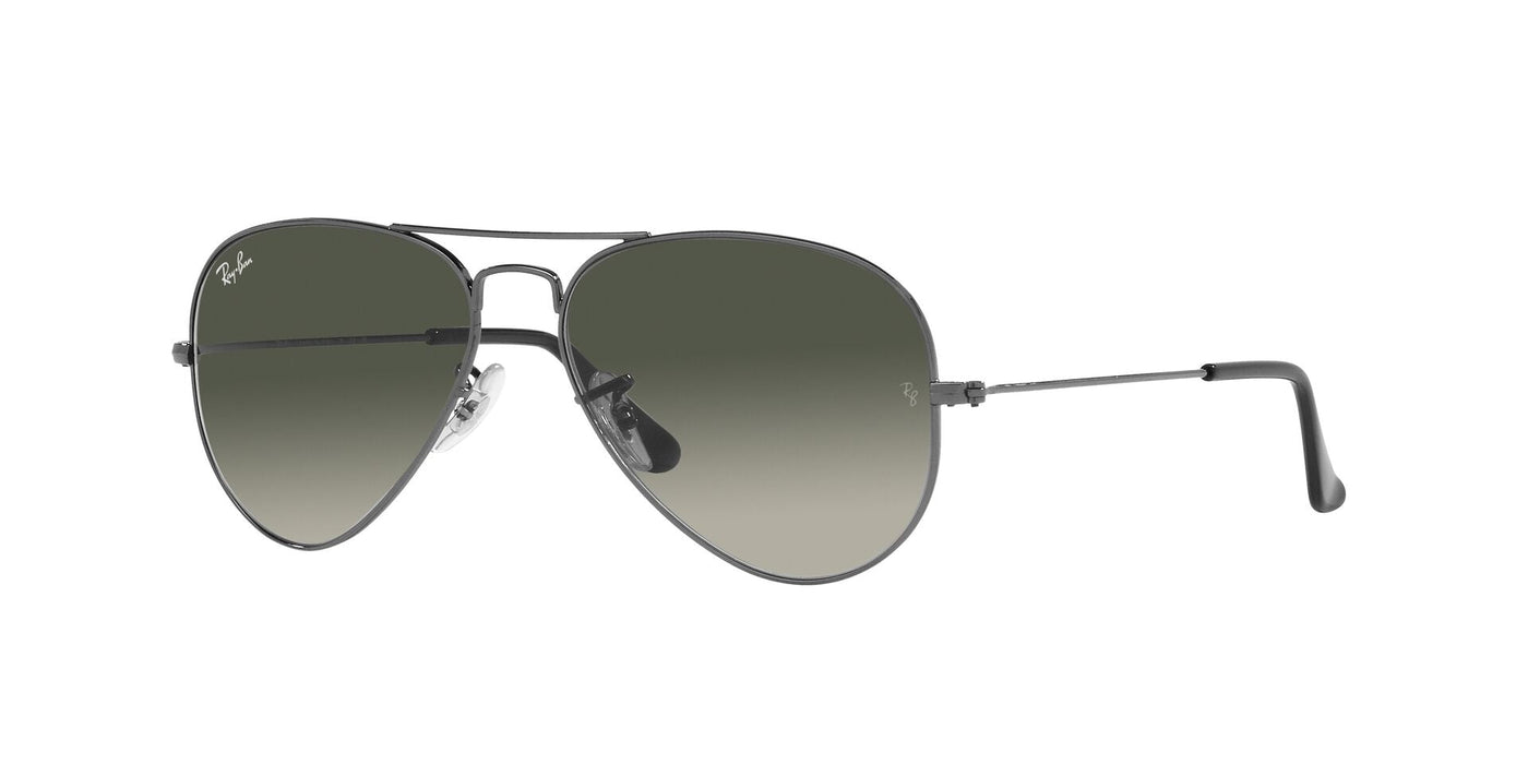 Ray-Ban Aviator RB3025 - Large Gunmetal/Grey Gradient #colour_gunmetal-grey-gradient