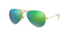 Ray-Ban Aviator RB3025 Matte Arista/Grey Mirror Green #colour_matte-arista-grey-mirror-green