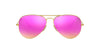 Ray-Ban Aviator RB3025 Matte Arista/Brown Mirror Fucsia #colour_matte-arista-brown-mirror-fucsia