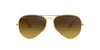 Ray-Ban Aviator RB3025 Matte Arista/Brown Gradient Dark Brown #colour_matte-arista-brown-gradient-dark-brown