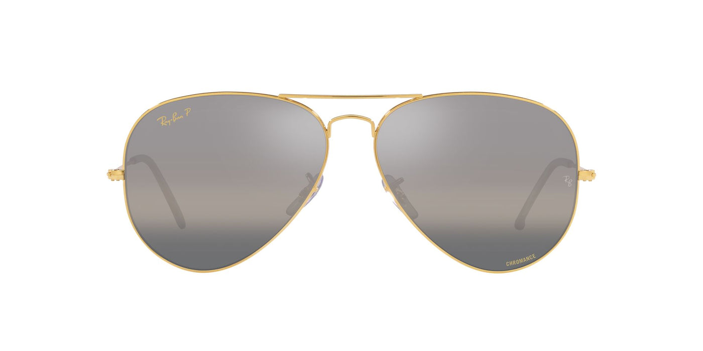 Ray-Ban Aviator RB3025 Legend Gold/Polarised Clear Gradient Dark Grey #colour_legend-gold-polarised-clear-gradient-dark-grey