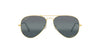 Ray-Ban Aviator RB3025 Legend Gold/Polarised Dark Blue Gradient #colour_legend-gold-polarised-dark-blue-gradient