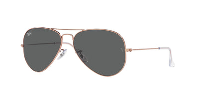 Ray-Ban Aviator RB3025 - Small Rose Gold/Dark Grey #colour_rose-gold-dark-grey