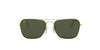 Ray-Ban Caravan RB3136 Gold/Green 1 #colour_gold-green-1