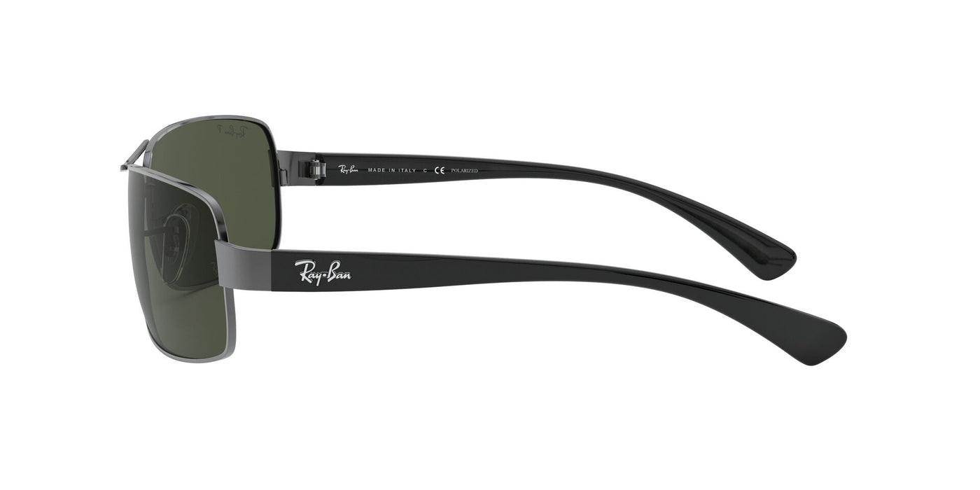 Ray-Ban RB3379 Gunmetal/Polarised Dark Green #colour_gunmetal-polarised-dark-green