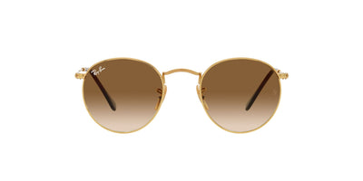 Ray-Ban Round Metal RB3447 - Medium Gold/Clear Brown Gradient #colour_gold-clear-brown-gradient