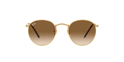 Ray-Ban Round Metal RB3447 - Small Gold/Clear Brown Gradient #colour_gold-clear-brown-gradient