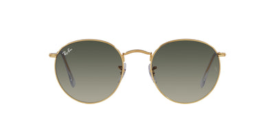 Ray-Ban Round Metal RB3447 - Large Gold/Grey Gradient #colour_gold-grey-gradient