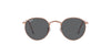 Ray-Ban Round Metal RB3447 - Large Rose Gold/Dark Grey #colour_rose-gold-dark-grey