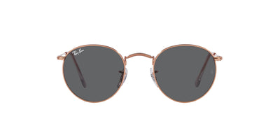 Ray-Ban Round Metal RB3447 - Medium Rose Gold/Dark Grey #colour_rose-gold-dark-grey