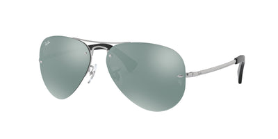 Ray-Ban RB3449 Silver/Green Mirror Silver #colour_silver-green-mirror-silver