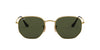 Ray-Ban Hexagonal RB3548N Arista/G-15 Green #colour_arista-g-15-green