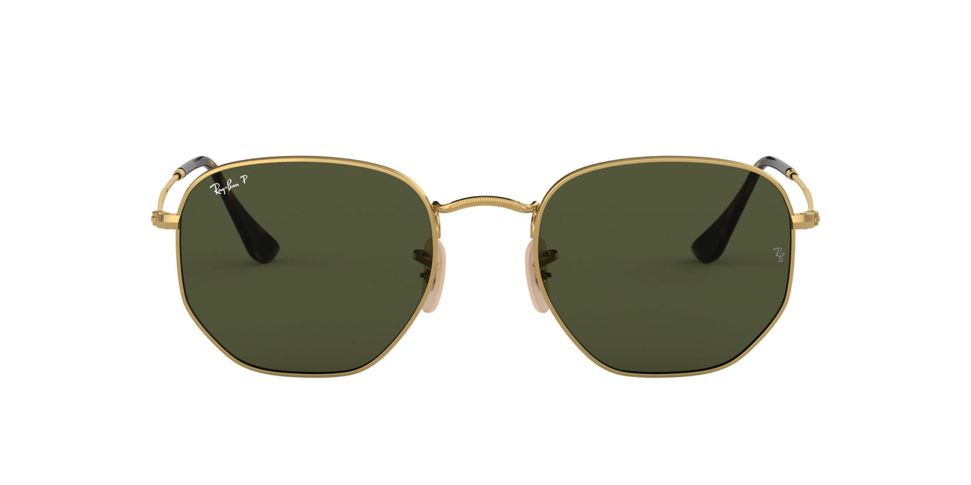 Ray-Ban Hexagonal RB3548N Arista/G-15 Green #colour_arista-g-15-green