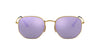 Ray-Ban Hexagonal RB3548N Gold/Green-Wisteria Flash #colour_gold-green-wisteria-flash