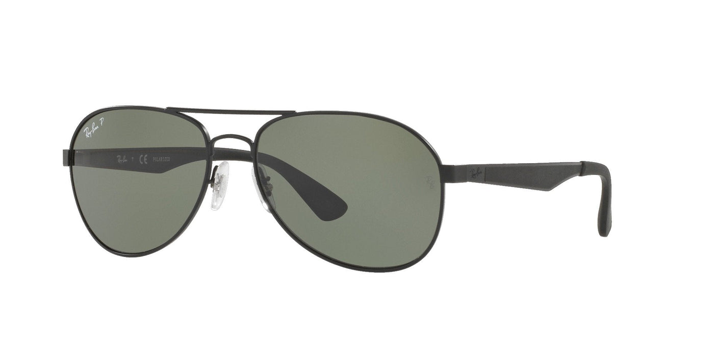 Ray-Ban RB3549 Black/Green Polarised #colour_black-green-polarised