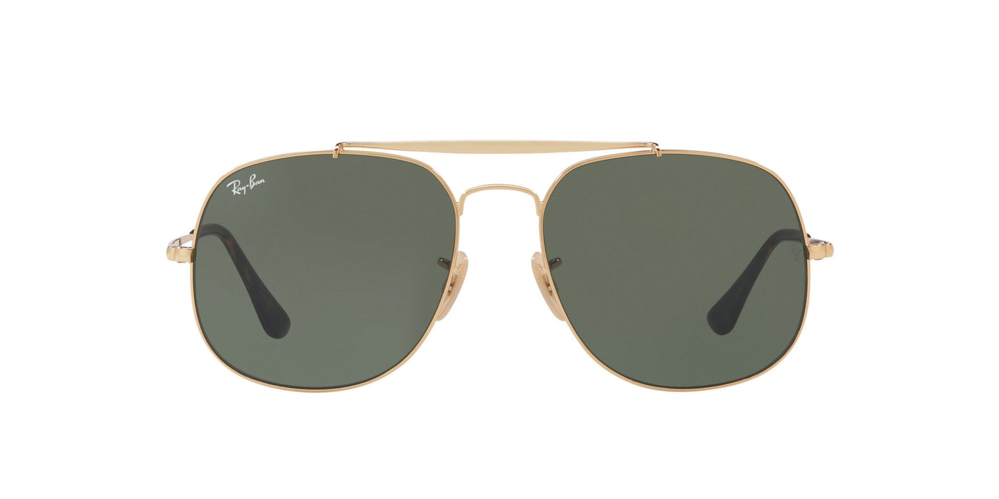 Ray-Ban General RB3561 Gold/Green #colour_gold-green