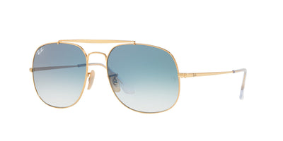 Ray-Ban General RB3561 Gold/Blue #colour_gold-blue