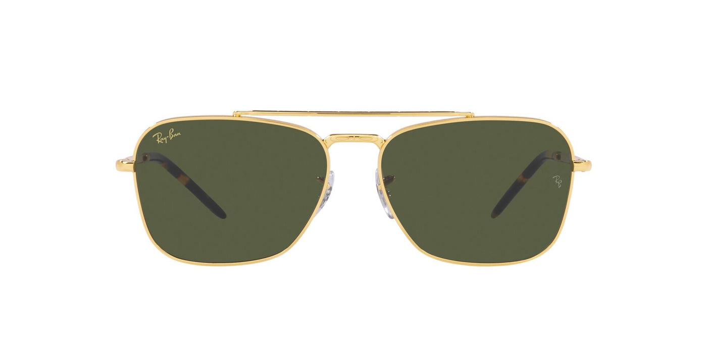 Ray-Ban New Caravan RB3636 Legend Gold/Green #colour_legend-gold-green