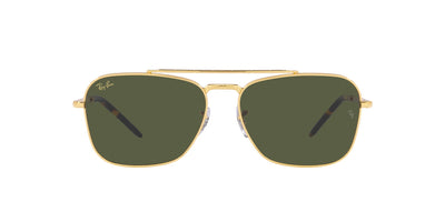 Ray-Ban New Caravan RB3636 Legend Gold/Green #colour_legend-gold-green