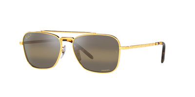 Ray-Ban New Caravan RB3636 Legend Gold/Polarised Clear Gradient Dark Brown #colour_legend-gold-polarised-clear-gradient-dark-brown