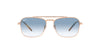 Ray-Ban New Caravan RB3636 Rose Gold/Clear Gradient Blue #colour_rose-gold-clear-gradient-blue