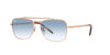 Ray-Ban New Caravan RB3636 Rose Gold/Clear Gradient Blue #colour_rose-gold-clear-gradient-blue