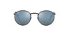 Ray-Ban New Round RB3637 Black/Green Mirror Blue #colour_black-green-mirror-blue