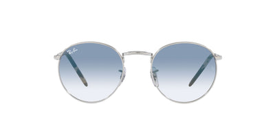 Ray-Ban New Round RB3637 Silver/Clear Gradient Blue #colour_silver-clear-gradient-blue